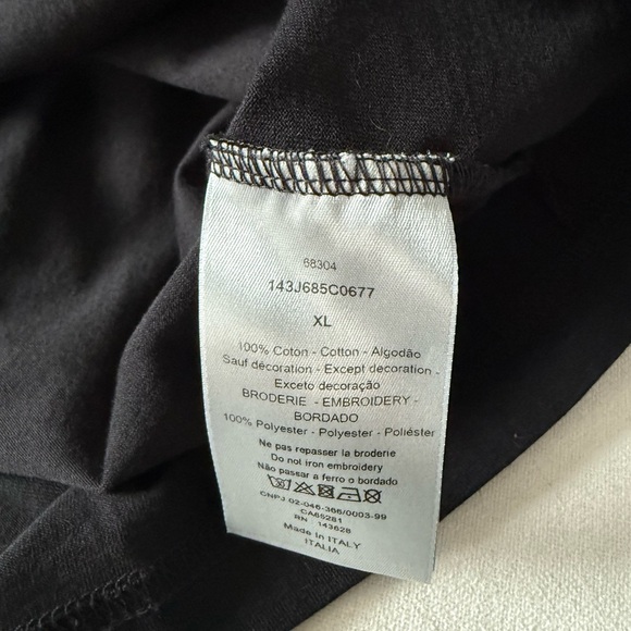 Christian Dior Homme x Peter Doig Oversized 2021 Logo T-Shirt in Black - Picture 6 of 6